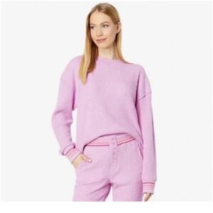 PJ salvage purple waffle top size small new with tags.